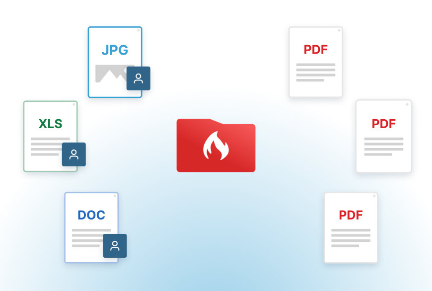 Different file types moving into a HotFolder for automated PDF conversion