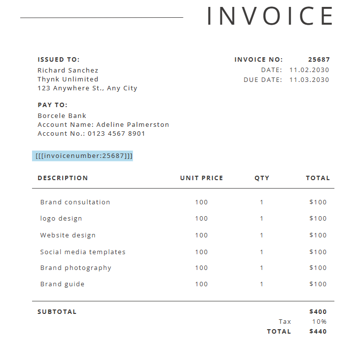Embed User Tokens in your documents and automate your workflow